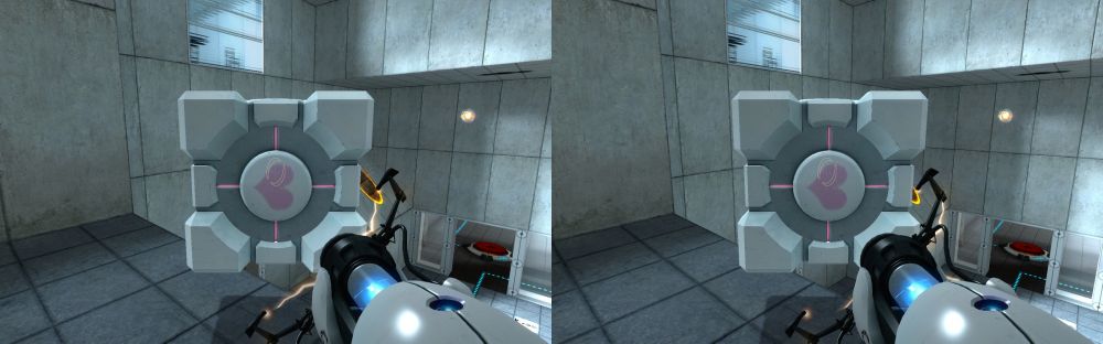 Valve's Portal in Stereoscopic 3D!