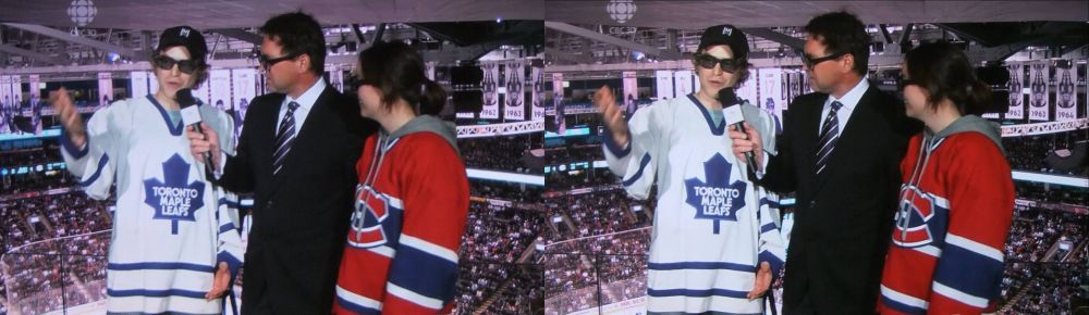 Hockey Night in Canada in 3D!