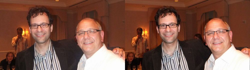 Neil Schneider, MTBS (Left), Bill Admans, Dolby Laboratories (Right)